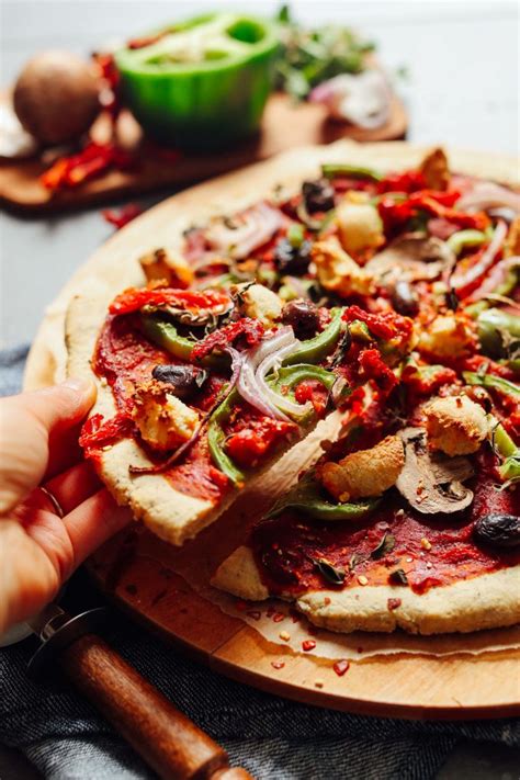 Vegan Gluten-Free Pizza Crust | Minimalist Baker Recipes