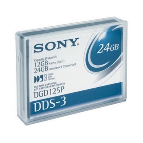 SONY DATA CARTRIDGE 4MM X 125MTS 12-24GB DDS-3