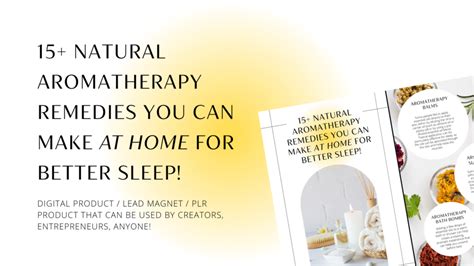 15+ Natural Aromatherapy Remedies You Can Make at Home for Better Sleep!