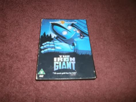 THE IRON GIANT DVD 1999 Animated Robot Family Movie Classic £0.83 - PicClick UK