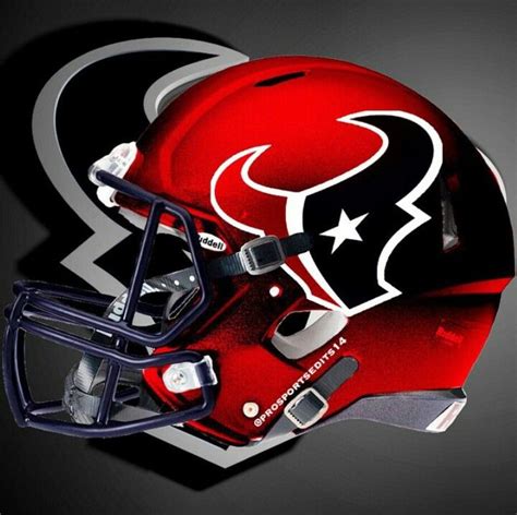 Houston Texans Helmet Logo : Houston Texans Riddell Flat White Matte ...