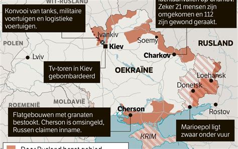 De huidige militaire situatie in Oekraïne - NRC