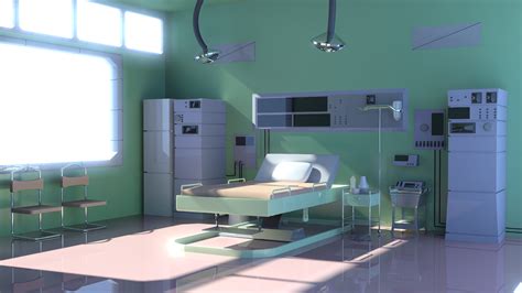 ArtStation - Hospital room