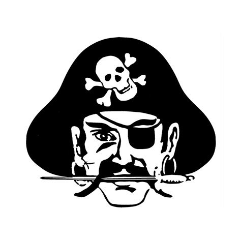 Pirate Mascot SVG (Instant Download) - Etsy