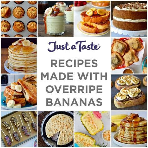 Recipes to Make with Overripe Bananas - Just a Taste