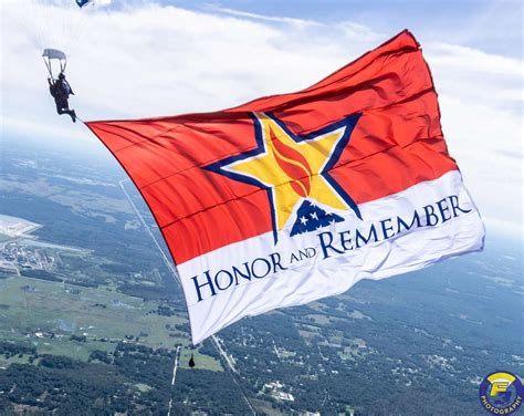 Honor And Remember | Honor and Remember Gold Star Family Flag Jump