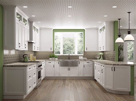 Frosted White Shaker Kitchen Cabinets | White shaker kitchen, New kitchen cabinets, White shaker ...