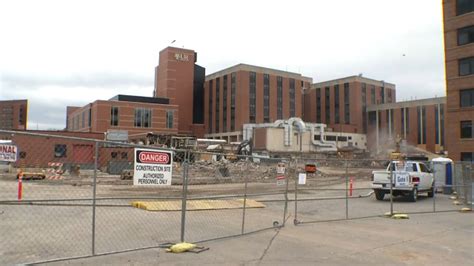 Demolition makes way for Strong's new emergency department