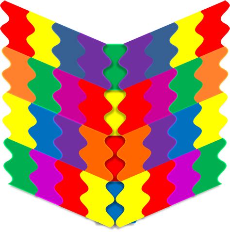 Creative Abstract Rainbow Color PNG | Picpng