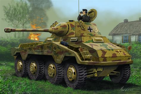 Рисунок Sd.Kfz.234/2 Puma на рабочий стол | Бронетехника War Wallpapers