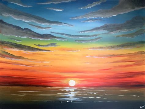 A Beautiful Sunset - Original Art from West Country Galleries