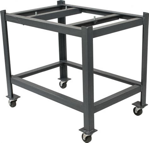 Precise Heavy Duty Steel Stand w/ Rollers, 24" x 36" for Granite Surface Plates - STC-200 - Penn ...