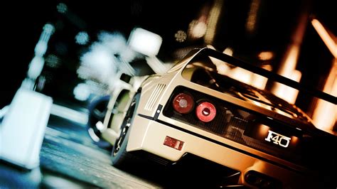 Download Supercar Ferrari Ferrari F40 Video Game Gran Turismo 4k Ultra HD Wallpaper