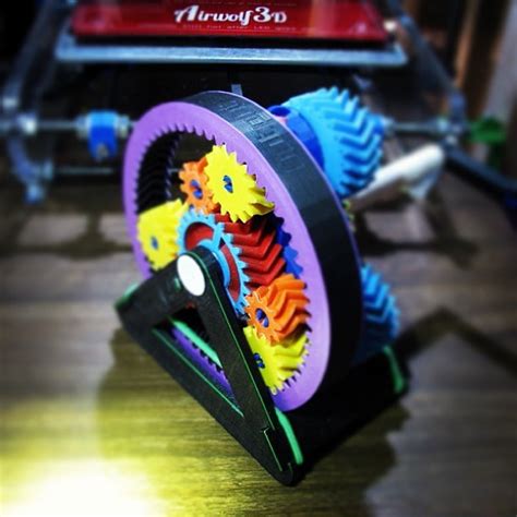 Nice Gears on Automatic Transmission Model made with 3D Printer (With ...