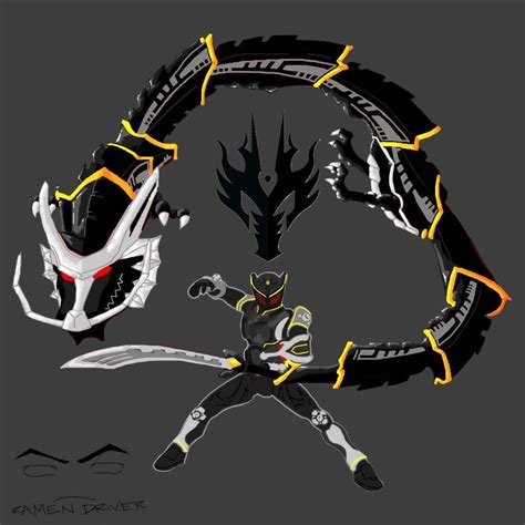 Kamen Rider Ryuga and Dragblacker by RamenDriver | Kamen rider, Rider ...