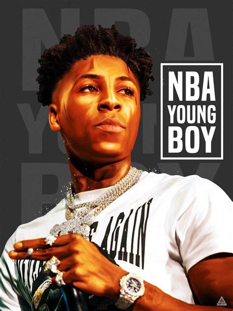 777 Tri-Seven Entertainment NBA YoungBoy Poster Never Broke Again Wall ...