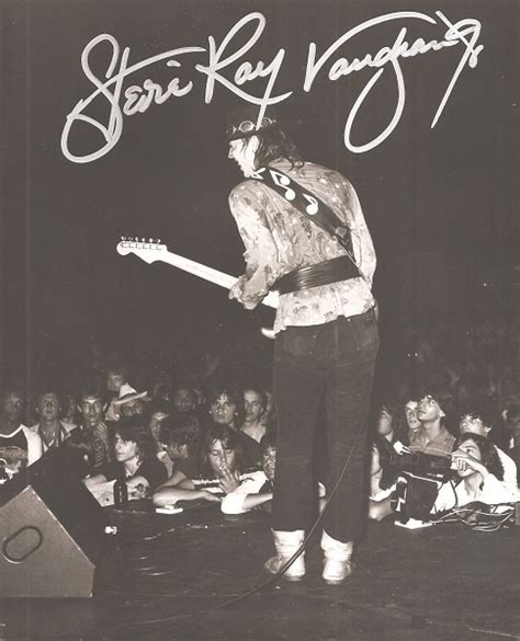 Stevie Ray Vaughan Hand Signed 8×10 Photograph, Hand signed by Stevie Ray VaughanROCK STAR gallery