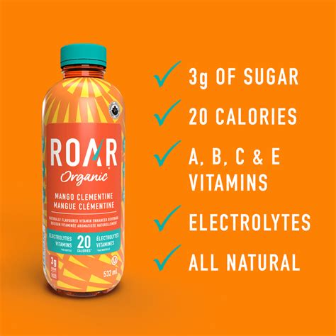 Best Healthy Hydration Drink | Caffeine-Free | USDA & CANADIAN ORGANIC – ROAR Organic Canada