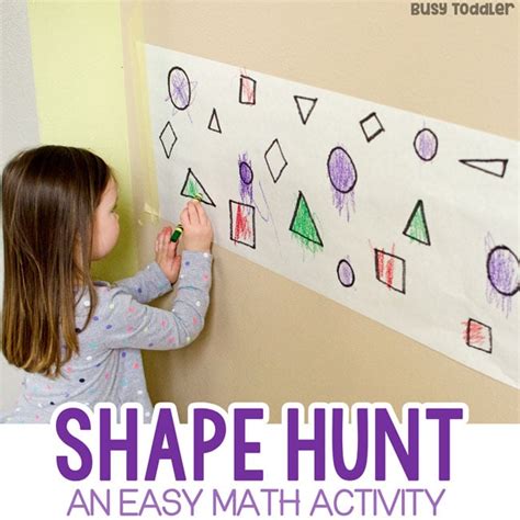 Find the Shapes Math Activity - Busy Toddler