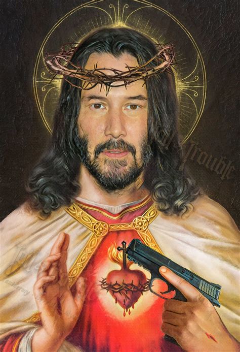 Keanu Reeves Posters Jesus Art Large and Small Sizes Quality - Etsy