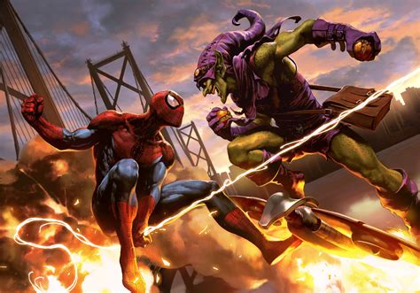 Spiderman Vs Goblin Wallpaper,HD Artist Wallpapers,4k Wallpapers,Images ...