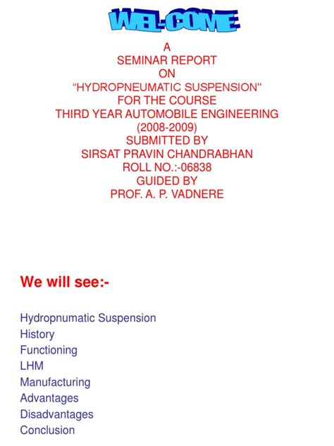 Hydropnumatic Suspension | PDF | Suspension (Vehicle) | Automotive Industry