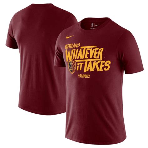 Nike Cleveland Cavaliers Wine NBA Playoffs Mantra Legend T-Shirt