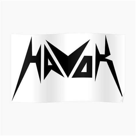 "HAVOK BAND" Poster for Sale by wajukulino | Redbubble