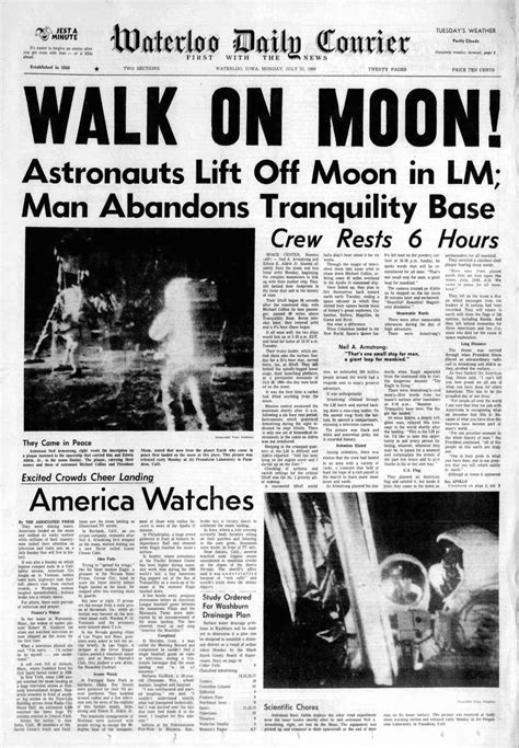 40 Newspaper Front Pages That Shows How the World Reacted to the Apollo 11 Moon Landing