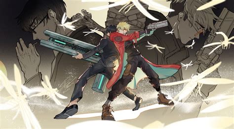 Nicholas Wolfwood & Vash the Stampede HD Trigun Stampede Wallpaper, HD ...