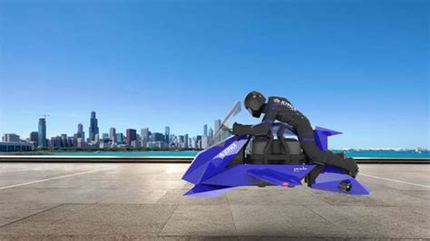 World’s First Flying Jet Motorcycle Just Completed Prototype Test Flight