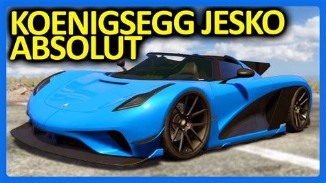 GTA 5 Online : Koenigsegg Jesko ABSOLUT Top Speed & Customization ...