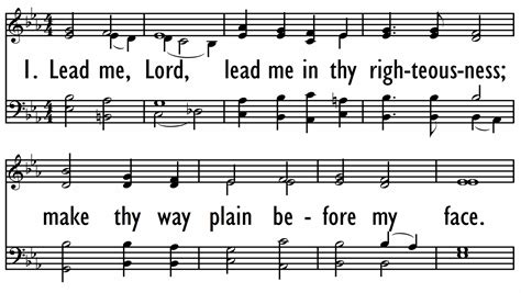 LEAD ME, LORD, LEAD ME IN THY RIGHTEOUSNESS | Digital Songs & Hymns