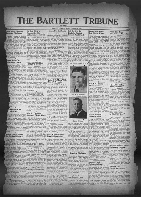 The Bartlett Tribune and News (Bartlett, Tex.), Vol. 59, No. 5, Ed. 1 ...