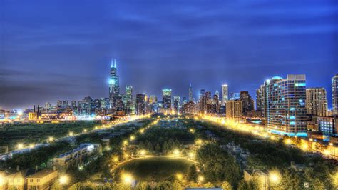 🔥 Free Download Chicago Illinois Night Building Hdr Wallpaper Background 4k Ultra by @toddf64 ...