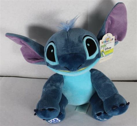 Build a Bear Disney Stitch Plush Toy Stuffed Alien Blue No Sound 12 ...