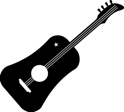 Illustration of Guitar, Musical Instrument symbol. 24860385 Vector Art ...