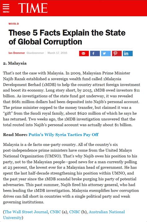 Malaysia on Time Magazine’s list of corruption scandals | Hornbill ...