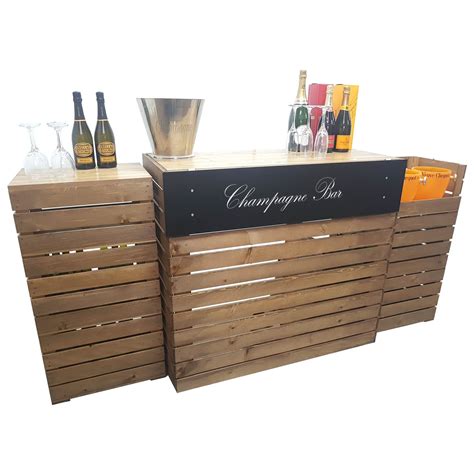 Pop Up Bar 2155x510x1085 - Crates & Boxes