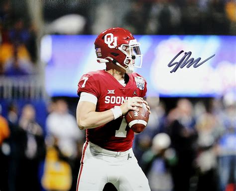 Spencer Rattler Autographed Oklahoma Sooners 8x10 Photo