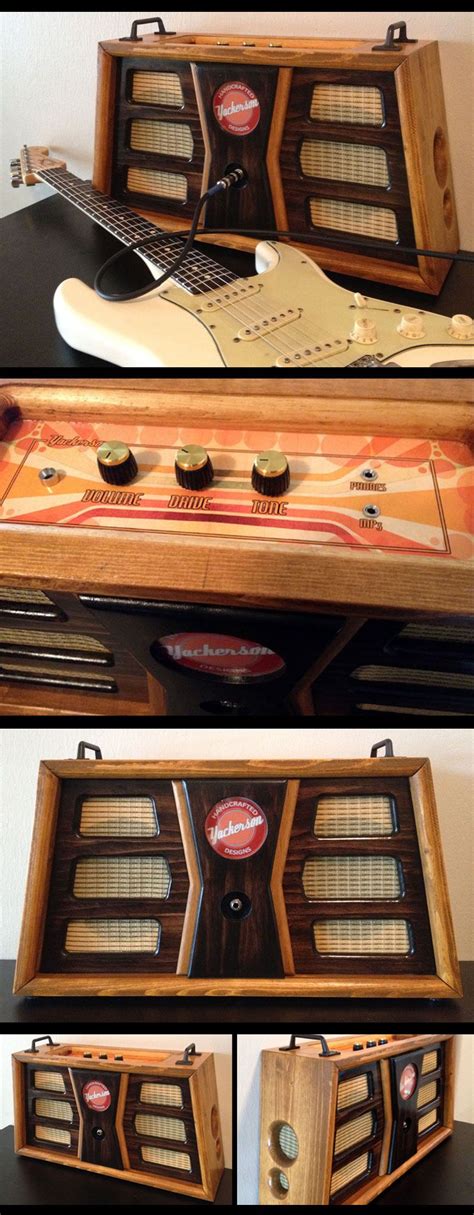 Homemade Guitar Amp. Retro design 5 watt practice amp. | Guitar amp, Boutique guitar, Guitar