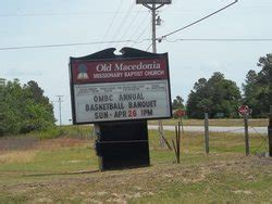 Old Macedonia Baptist Church Cemetery in South Carolina - Find A Grave ...