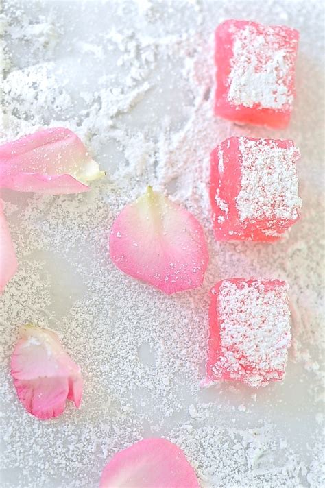 Traditional Rose Turkish Delight Recipe, Vegan - SunnysideHanne