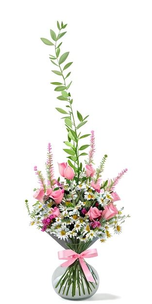 Premium Photo | Vase with a beautiful bouquet