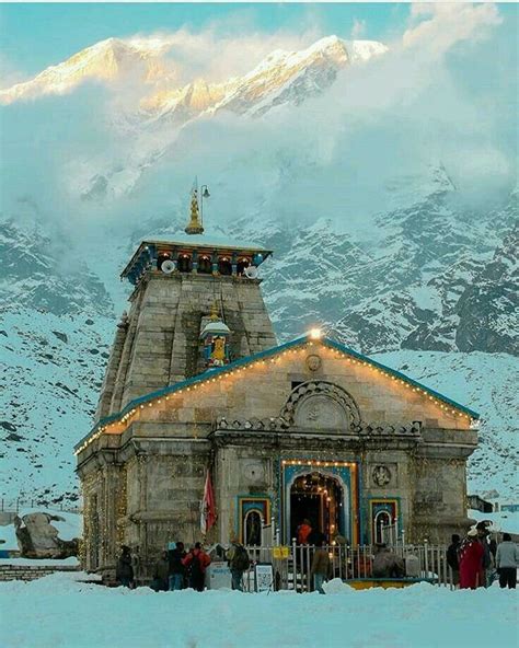 kedarnath#India | Temple india, Temple photography, Lord shiva hd images