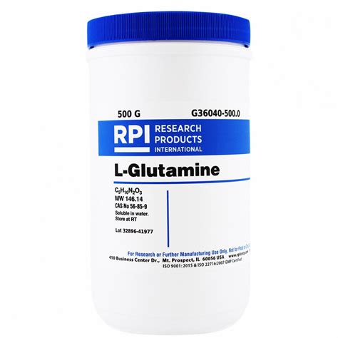 56-85-9, 146.15, L-Glutamine - 30UD40|G36040-500.0 - Grainger