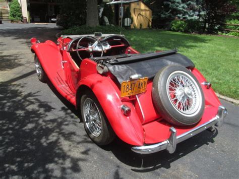 1954 MG TF Roadster Convertible MGTF TC TD - Classic MG T-Series 1954 ...