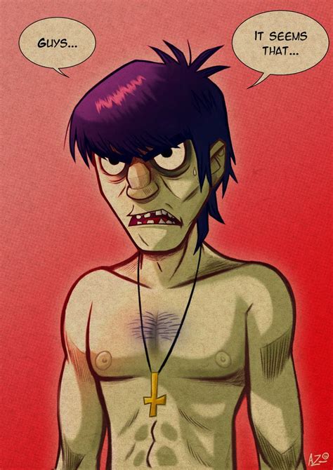 Murdoc Niccals...seriously worried... by AmaruZeichner on DeviantArt ...