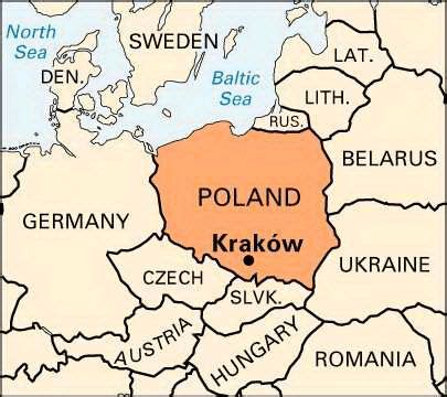 babcia is from krakow | Poland map, Gdansk, Krakow poland