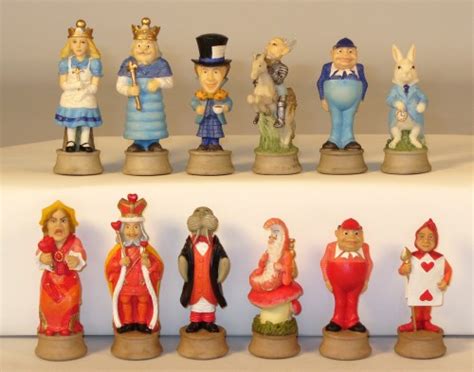 Alice In Wonderland Chess Set - Jabberwock Inn Online Store